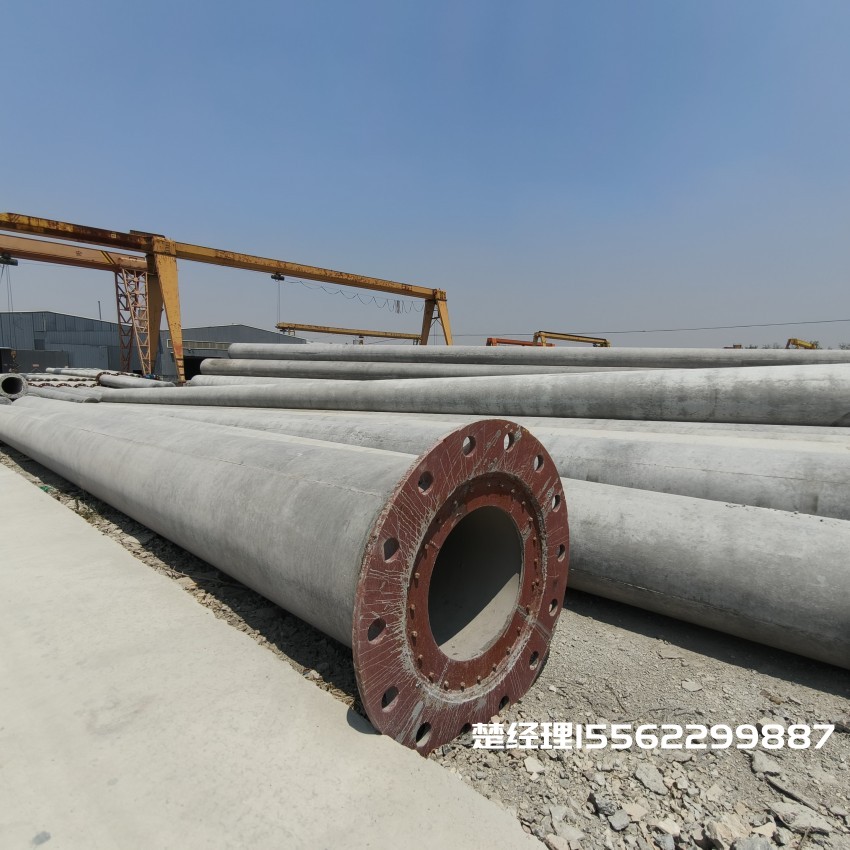 新建12米无拉线电杆